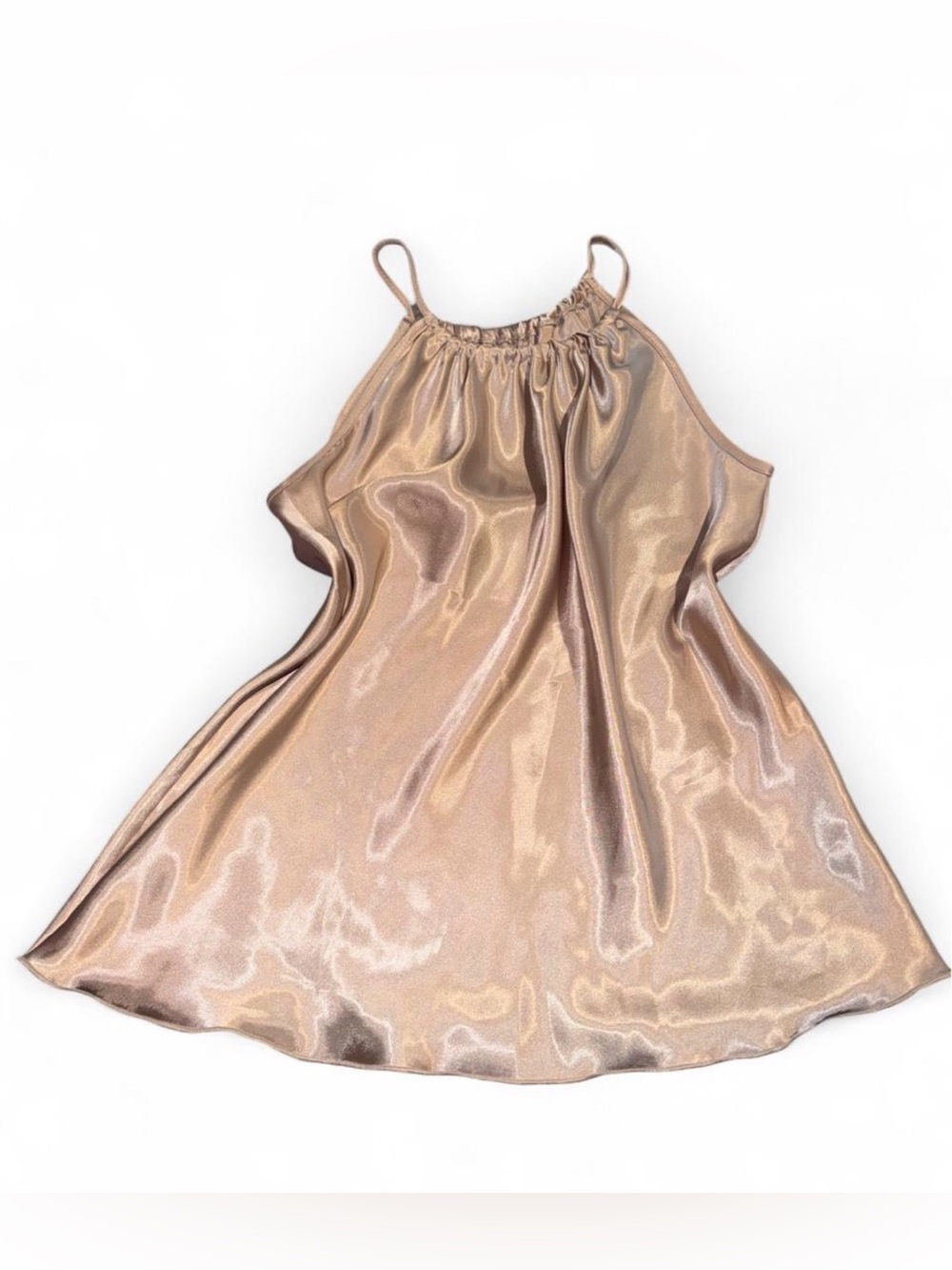 Metallic Rose Gold tank top